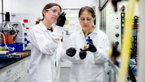 Two women researchers at Argonne