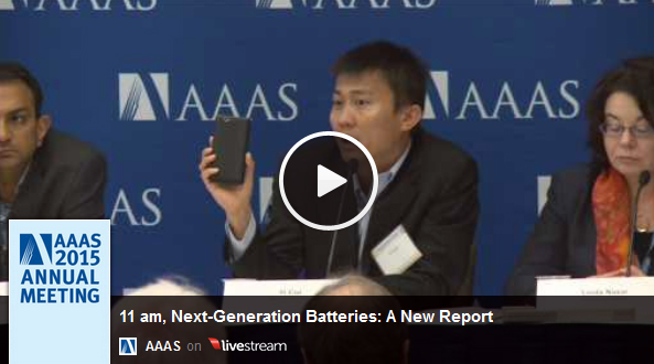 Next Generation Batteries: A New Report at AAAS